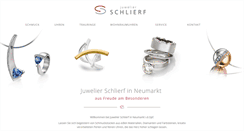 Desktop Screenshot of juwelier-schlierf.de